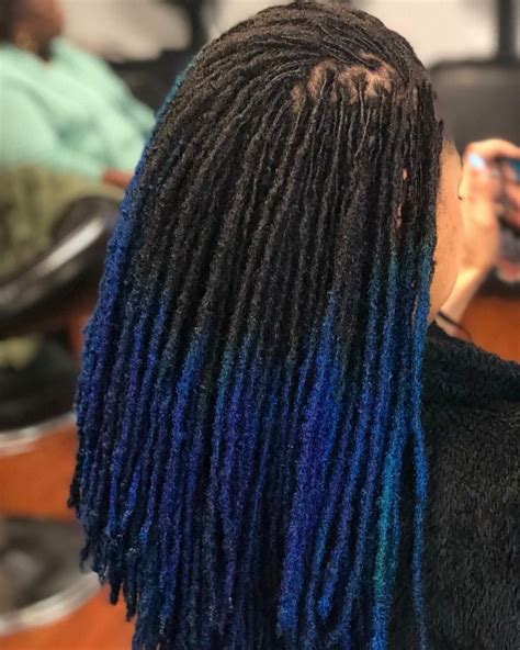 blue tip dreads